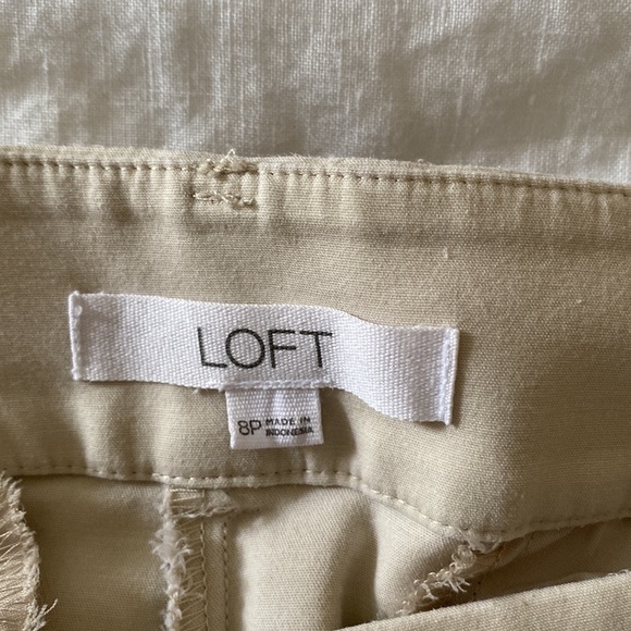 Loft light khaki ankle pant - Picture 3 of 5